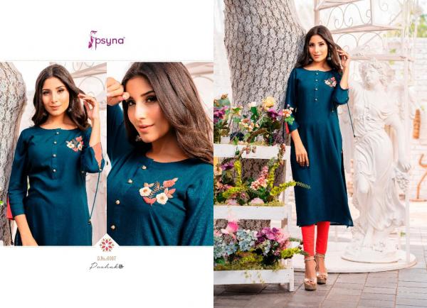 Psyna-Poshak-6 Rayon Stiched Colorful Kurtis For Summer